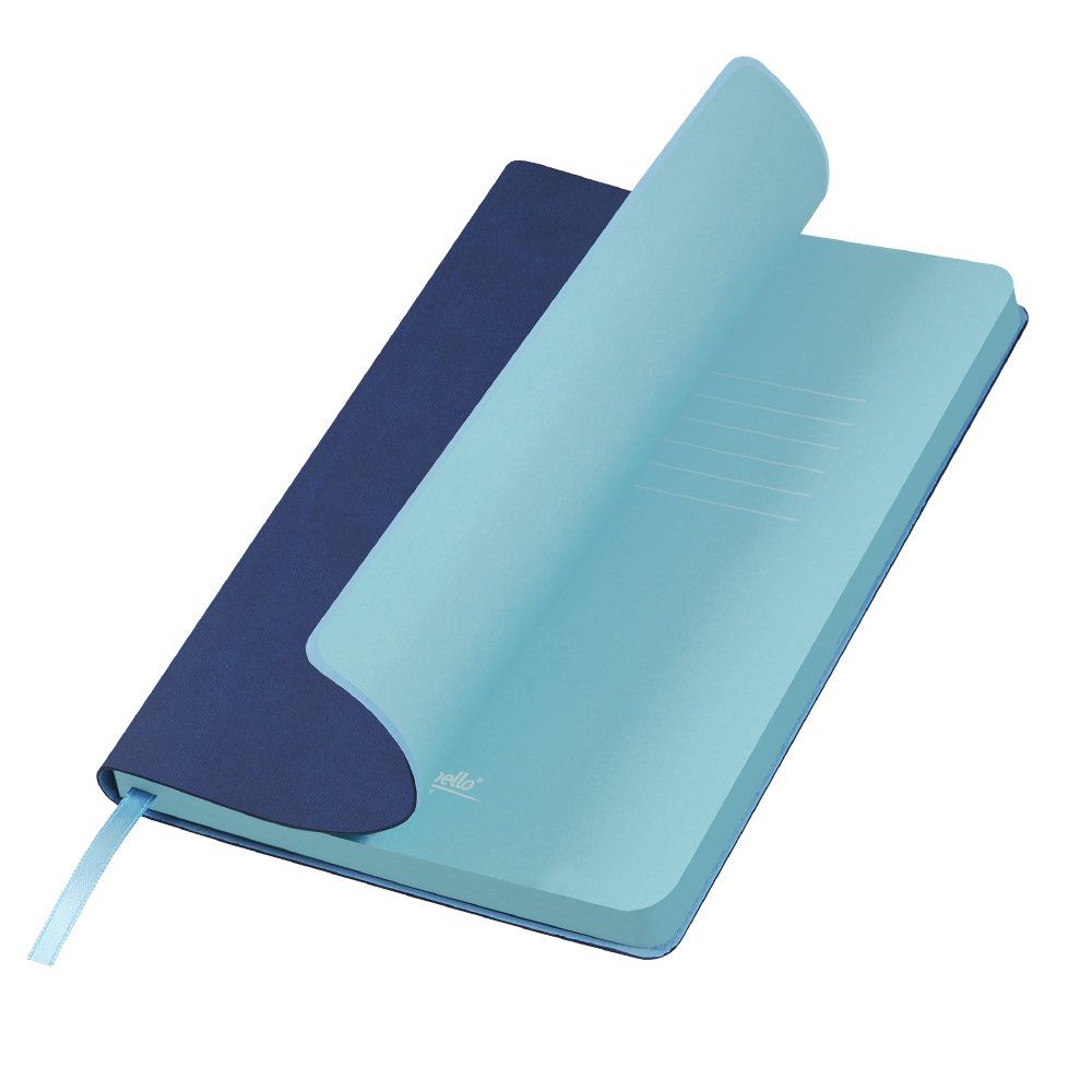 Подарочный набор Portobello/Latte синий-голубой (Ежедневник недат А5, Ручка, Power Bank)