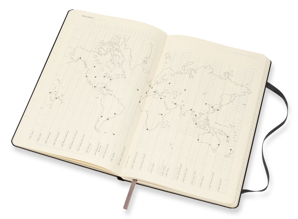 Еженедельник Moleskine CLASSIC WKLY Large 130х210мм 144стр. черный