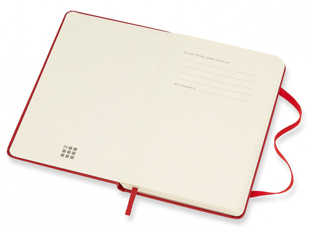 Еженедельник Moleskine CLASSIC WKNT Pocket 90x140мм 144стр. красный