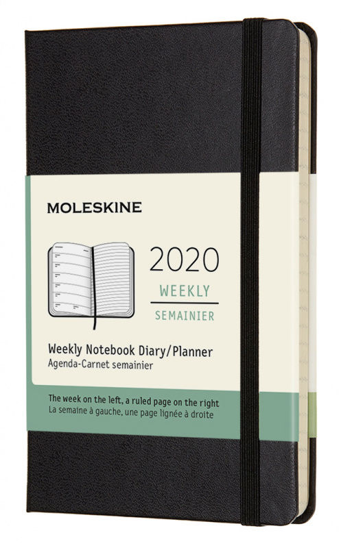 Еженедельник Moleskine CLASSIC WKNT Pocket 90x140мм 144стр. черный