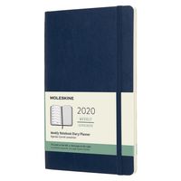 Еженедельник Moleskine CLASSIC SOFT WKNT Large 130х210мм 144стр. мягкая обложка синий сапфир