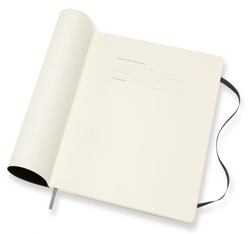 Еженедельник Moleskine CLASSIC SOFT WKNT XL 190х250мм 144стр. мягкая обложка черный