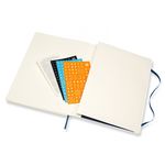 Еженедельник Moleskine CLASSIC SOFT WKNT XL 190х250мм 144стр. мягкая обложка синий сапфир