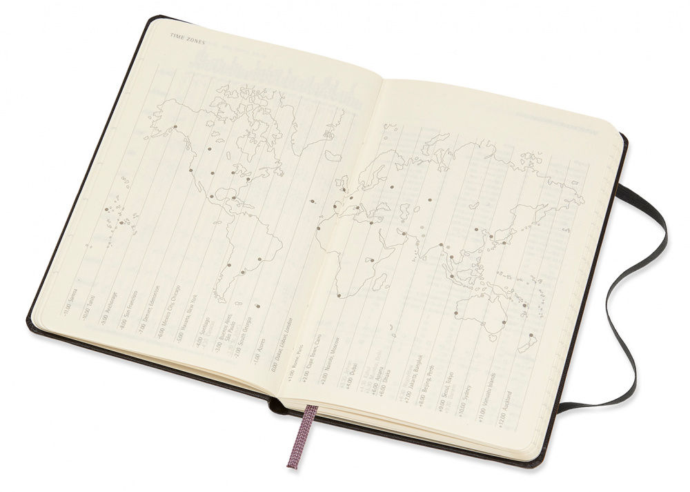 Еженедельник Moleskine CLASSIC WKLY Pocket 90x140мм 144стр. черный