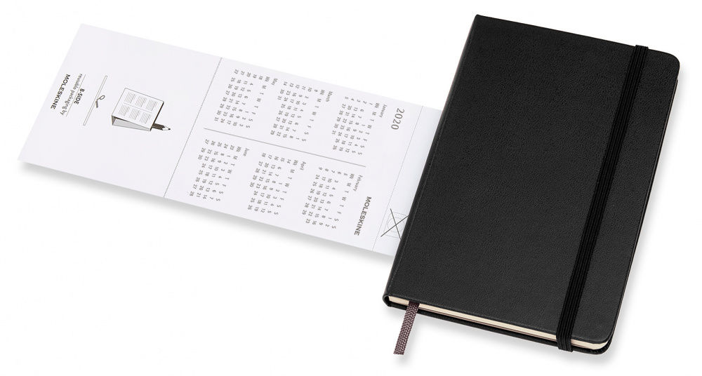 Еженедельник Moleskine CLASSIC WKLY Pocket 90x140мм 144стр. черный