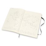 Еженедельник Moleskine CLASSIC SOFT WKNT Large 130х210мм 144стр. мягкая обложка черный