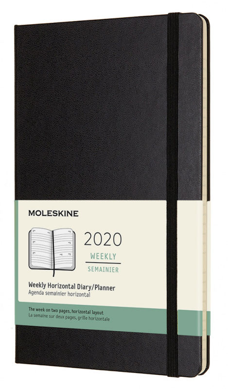 Еженедельник Moleskine CLASSIC WKLY Large 130х210мм 144стр. черный