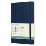 Еженедельник Moleskine CLASSIC SOFT WKNT Large 130х210мм 144стр. мягкая обложка синий сапфир