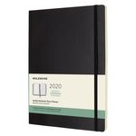 Еженедельник Moleskine CLASSIC SOFT WKNT XL 190х250мм 144стр. мягкая обложка черный