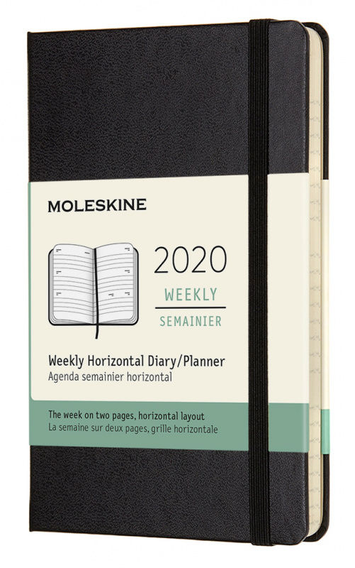 Еженедельник Moleskine CLASSIC WKLY Pocket 90x140мм 144стр. черный