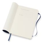 Еженедельник Moleskine CLASSIC SOFT WKNT Pocket 90x140мм 144стр. мягкая обложка синий сапфир
