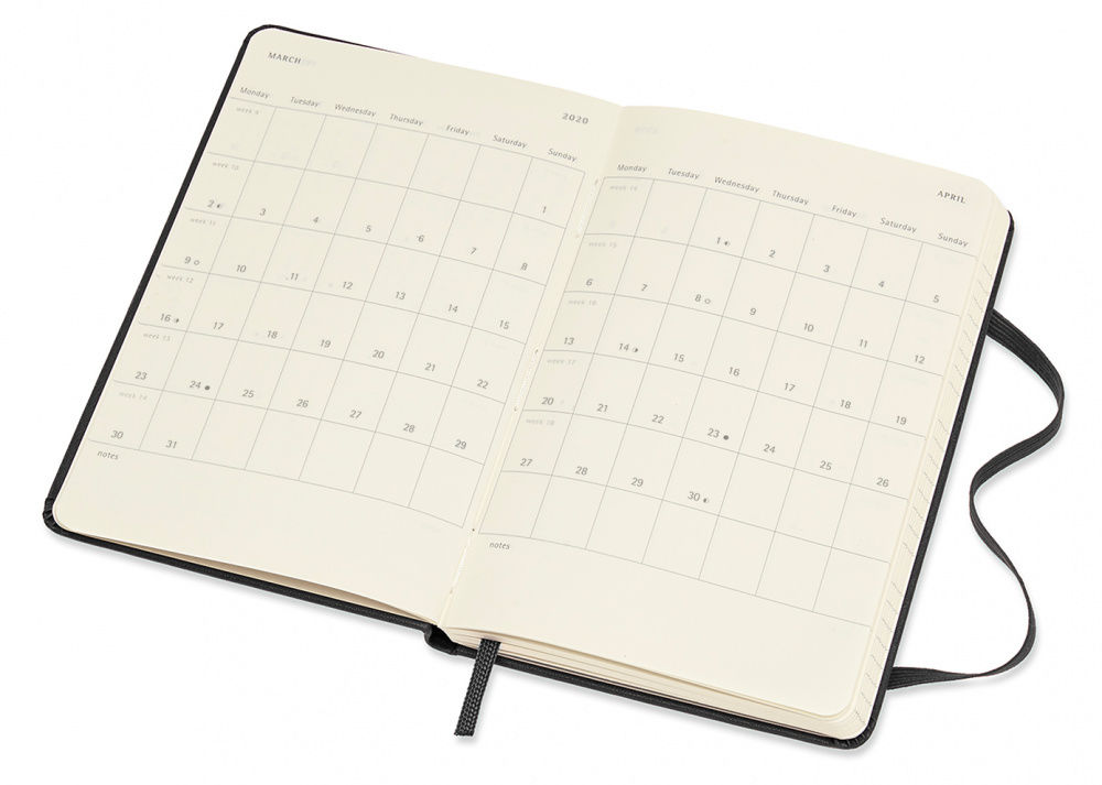 Еженедельник Moleskine CLASSIC WKLY Pocket 90x140мм 144стр. черный