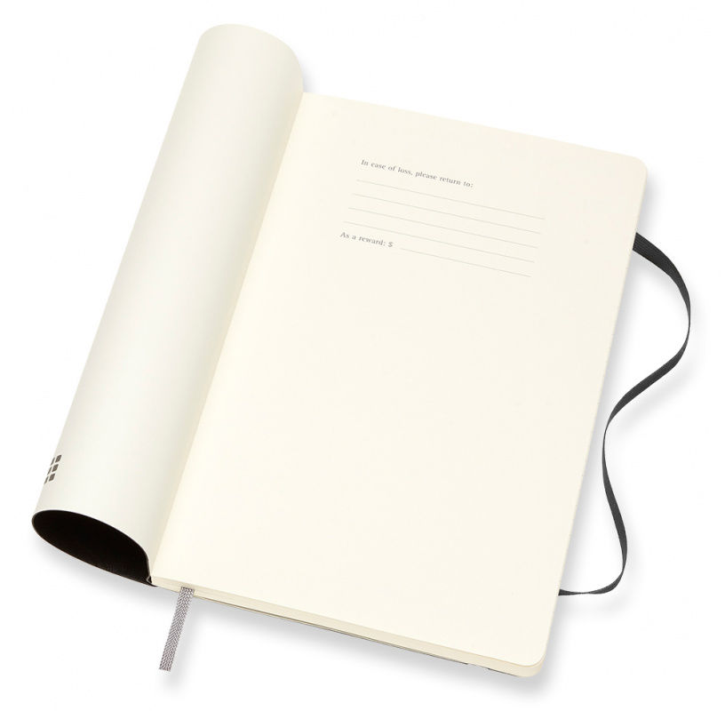 Еженедельник Moleskine CLASSIC SOFT WKNT Large 130х210мм 144стр. мягкая обложка черный