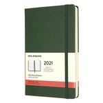 Ежедневник Moleskine CLASSIC Large 130х210мм 400стр. зеленый