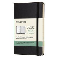 Еженедельник Moleskine CLASSIC WKNT Pocket 90x140мм 144стр. черный