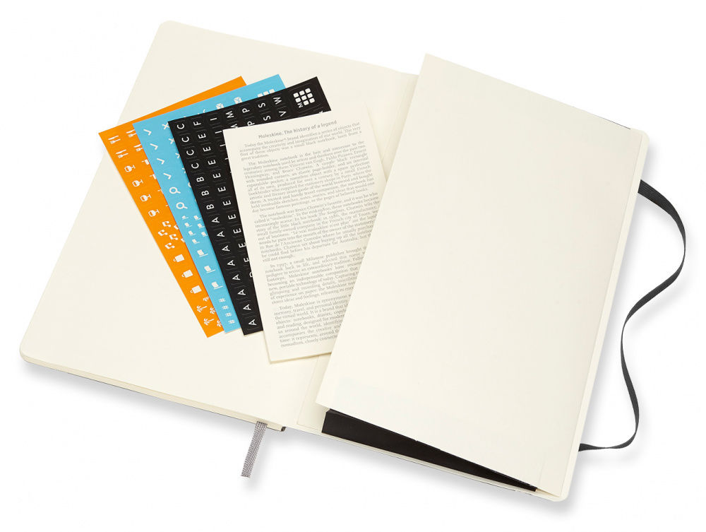 Еженедельник Moleskine CLASSIC SOFT WKNT Large 130х210мм 144стр. мягкая обложка черный