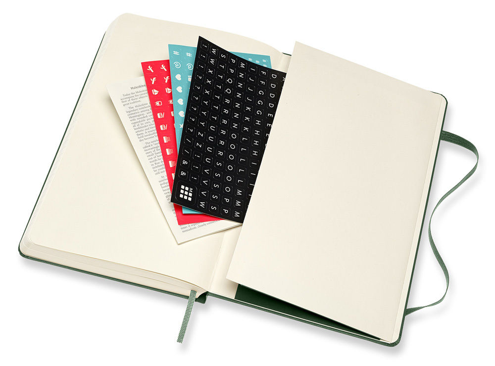 Ежедневник Moleskine CLASSIC Large 130х210мм 400стр. зеленый