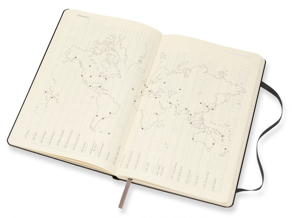 Еженедельник Moleskine CLASSIC WKNT Large 130х210мм 144стр. черный