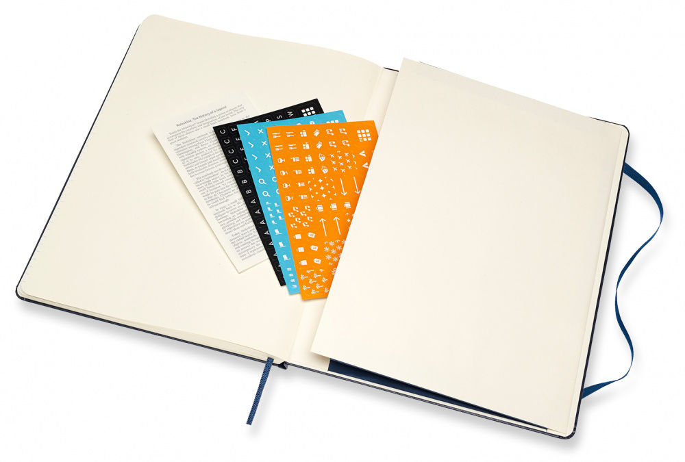Еженедельник Moleskine CLASSIC WKNT XL 190х250мм 144стр. синий сапфир
